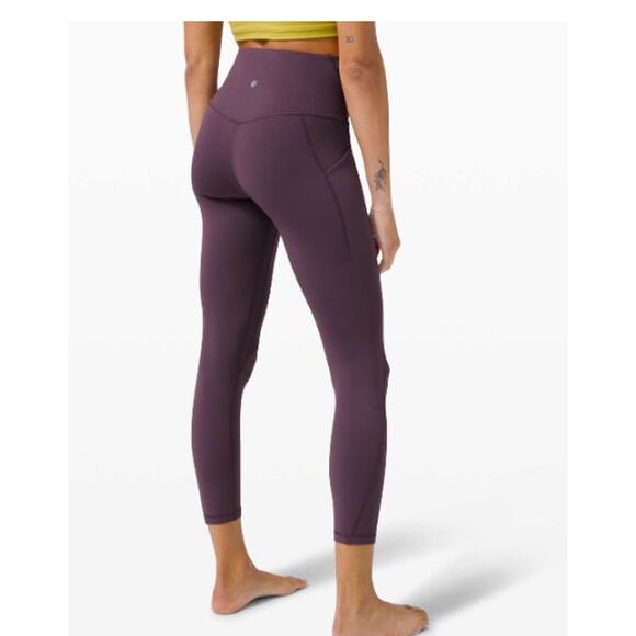 NWOT Lululemon Align Pants with Pockets 24‘‘ Asia Fit Grape Thistle XS - Picture 1 of 6